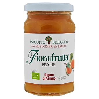 Rigoni di Asiago Fiordifrutta Organic Fruit Spread, Peach, 6 Count