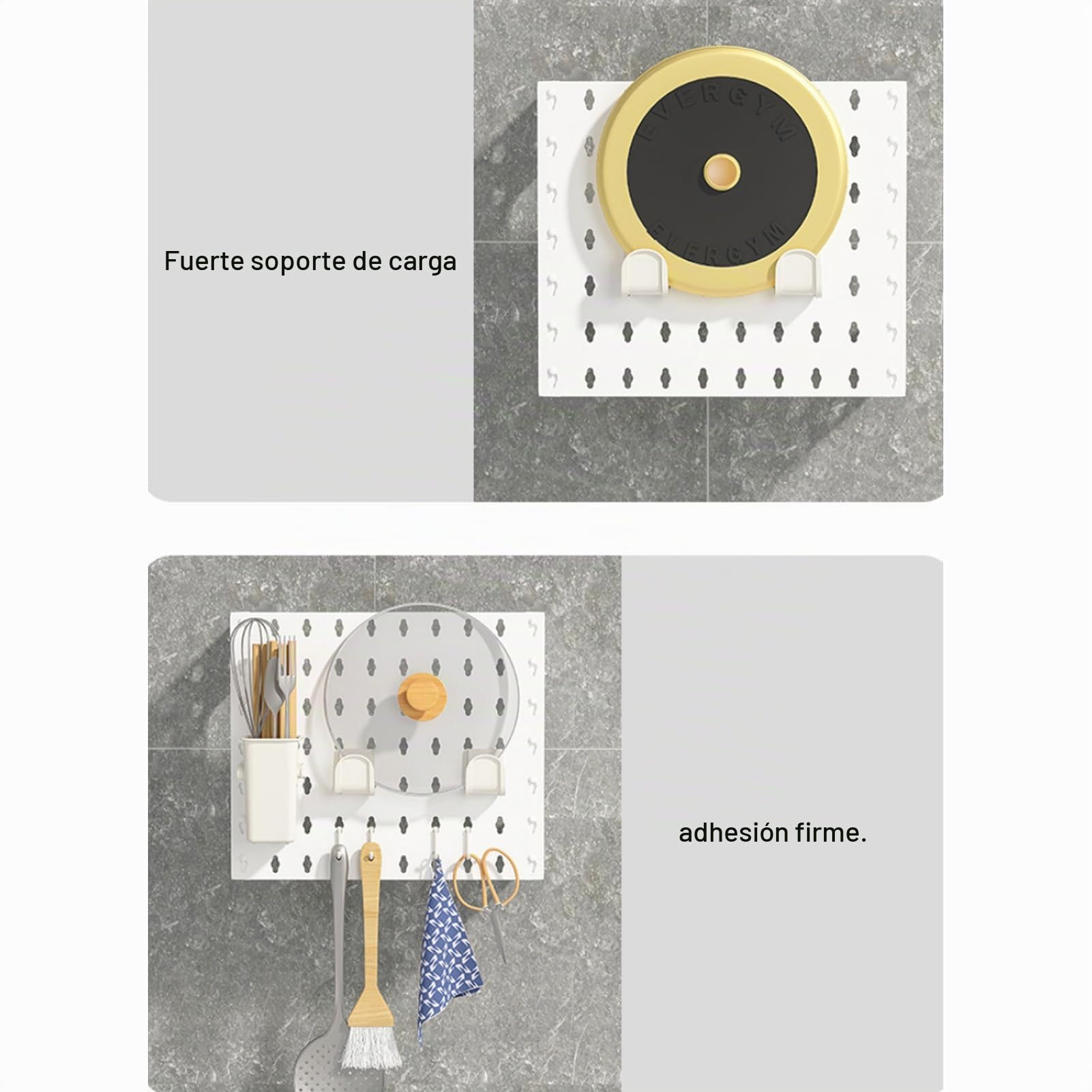 Cubierta decorativa para calentador de agua, panel perforado de 60 cm para ocultar tuberías, instalación sencilla sin herramientas, acabado limpio para cocinas y baños