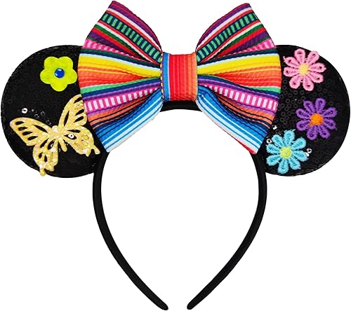 MADO Diadema de orejas de ratón para mujeres y niñas, diademas de orejas de princesa para mujeres, adultos, niñas y niños pequeños, accesorios para