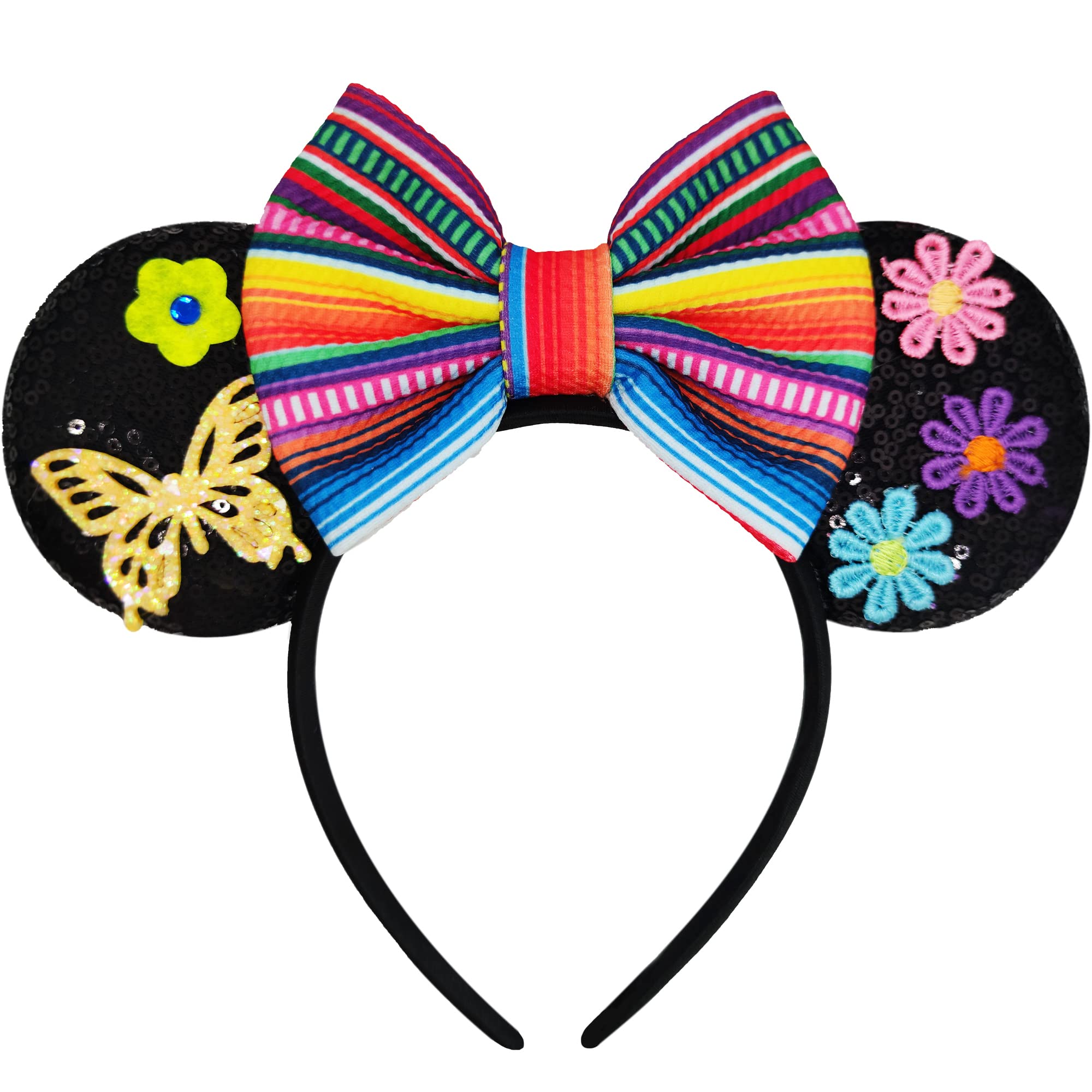 MADO Mouse Ears Headband, Princess Ears Hair Accessories for Women, Adults, Toddlers (Mirabel-02)