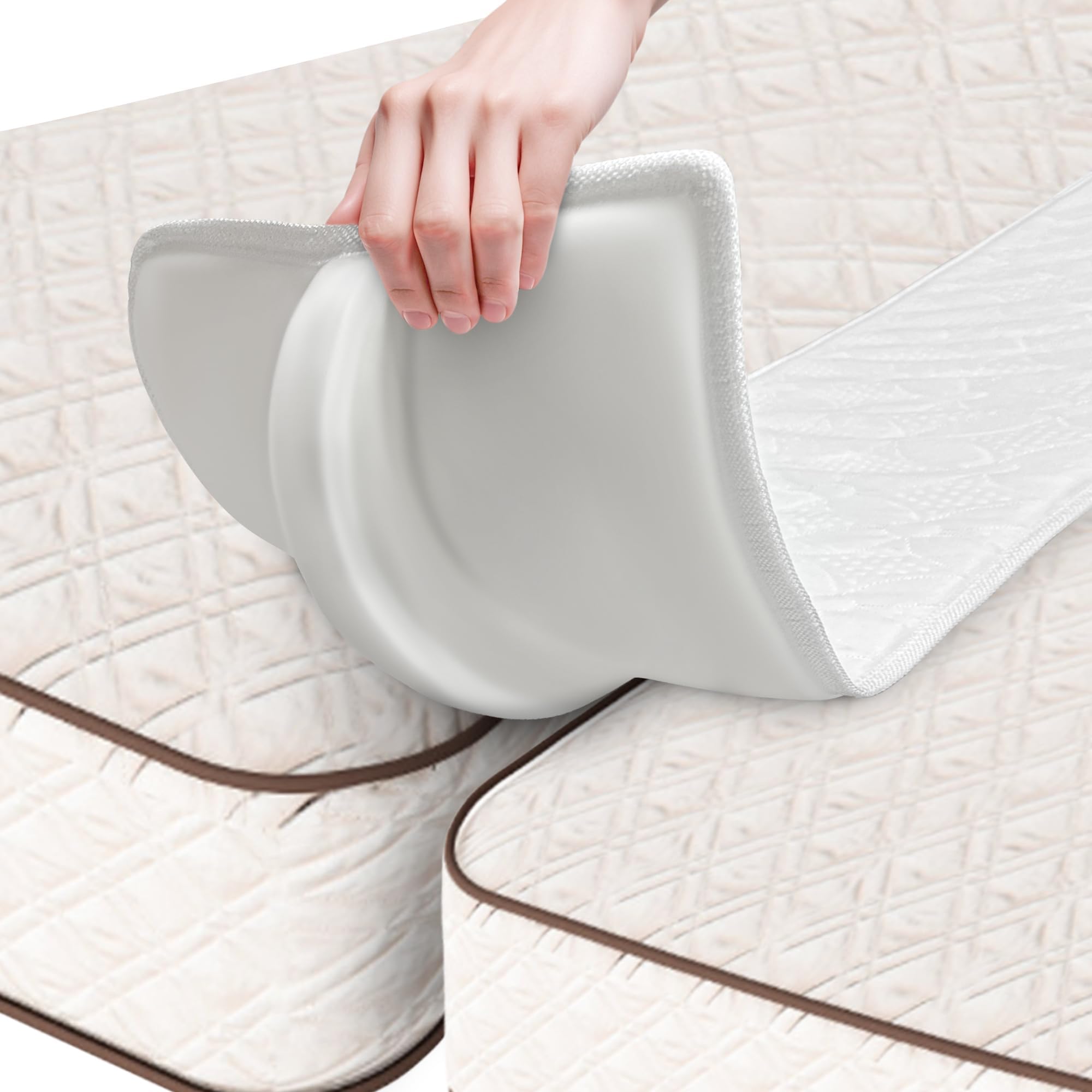 Asatdd Bed Bridge Twin Size to King Size Bed, Waterproof Bed Split Filler, Twin Size to King Size Bed Converter, 75" x 12"