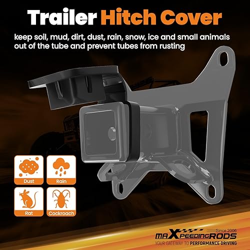 Miniatura 5 de maXpeedingrods Enganche Trasero para Remolque, Receptor de 2 Pulgadas, para Honda Talon 1000R1000X 2019-2023, Kit de Enganche de Remolque para Honda