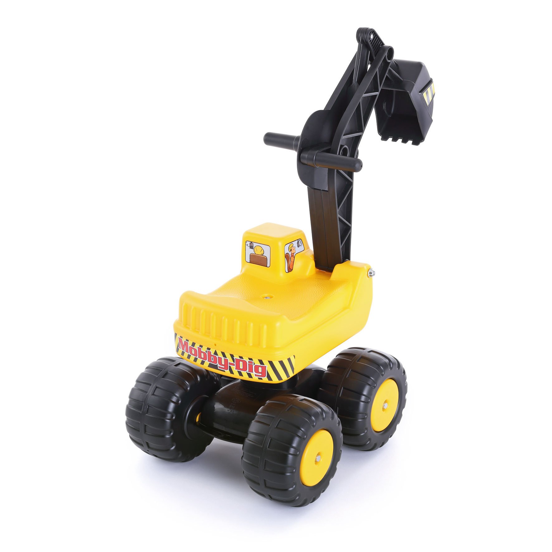 Mobby-Dig Sitzbagger, 65 cm - Sandspielzeug Kindergartenqualität