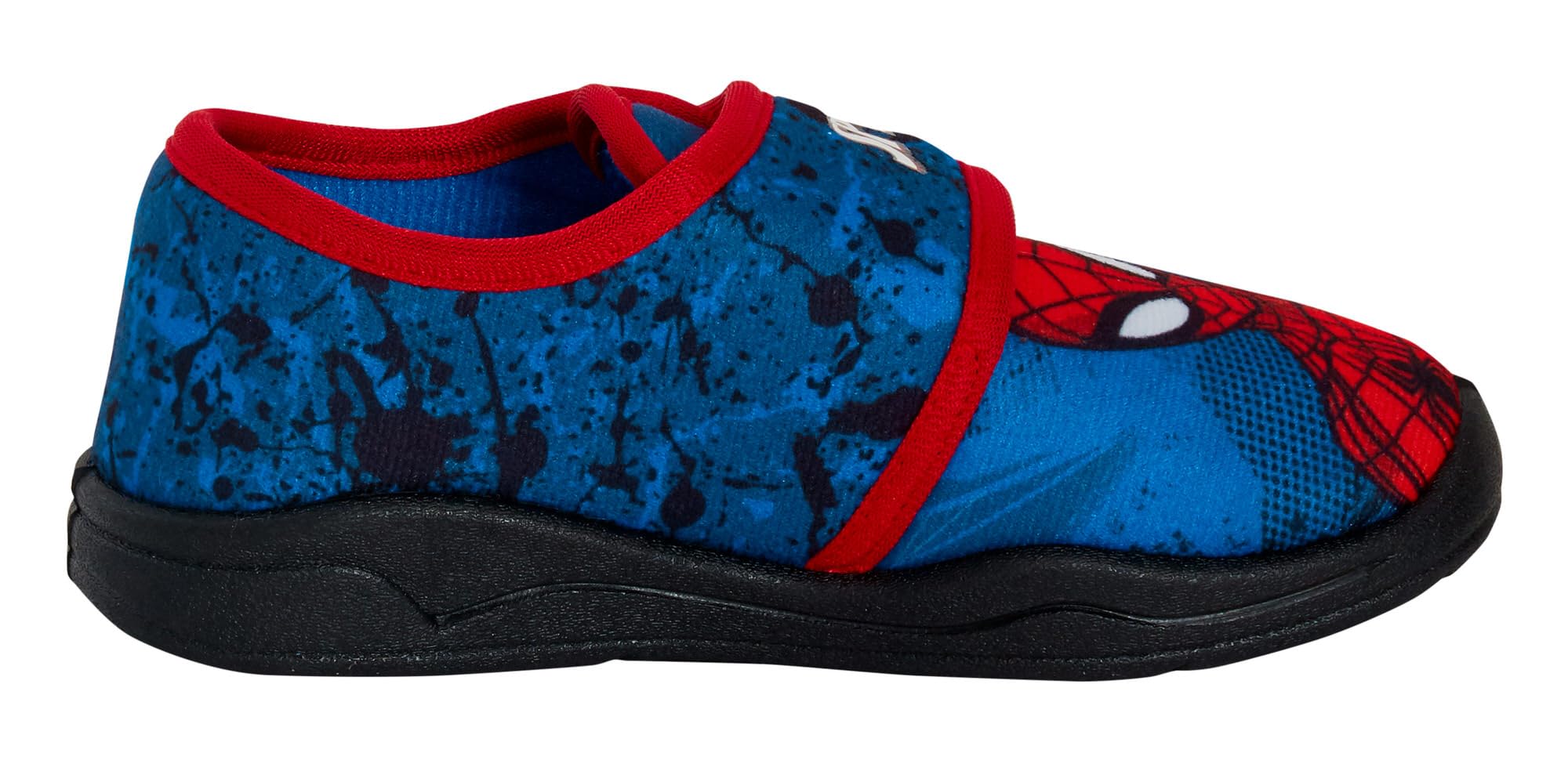 Marvel Spiderman Pantoufles pour garçons à fermeture facile