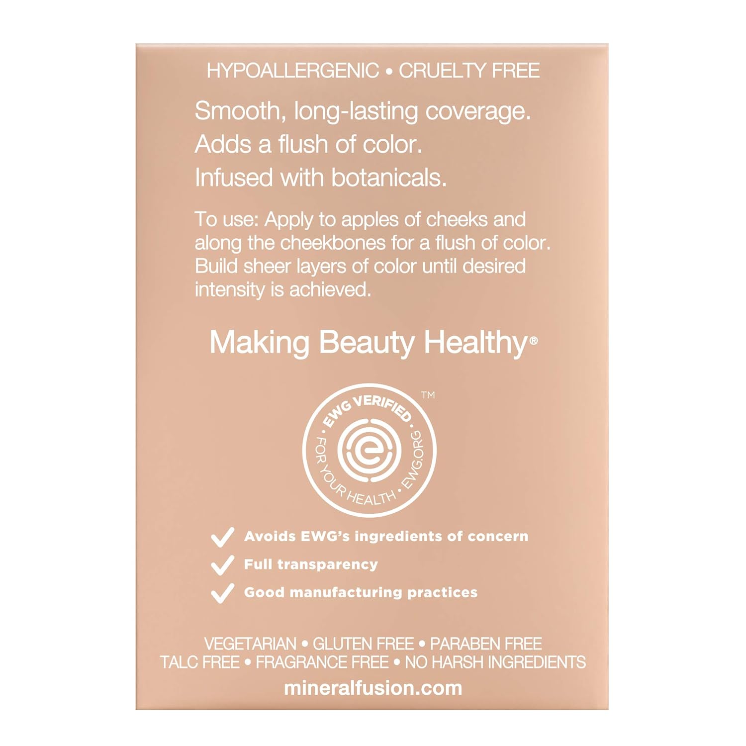 Mineral Fusion Blush, Smashing, Bright Pink, 0.10 oz (Packaging May Vary) : Beauty & Personal Care