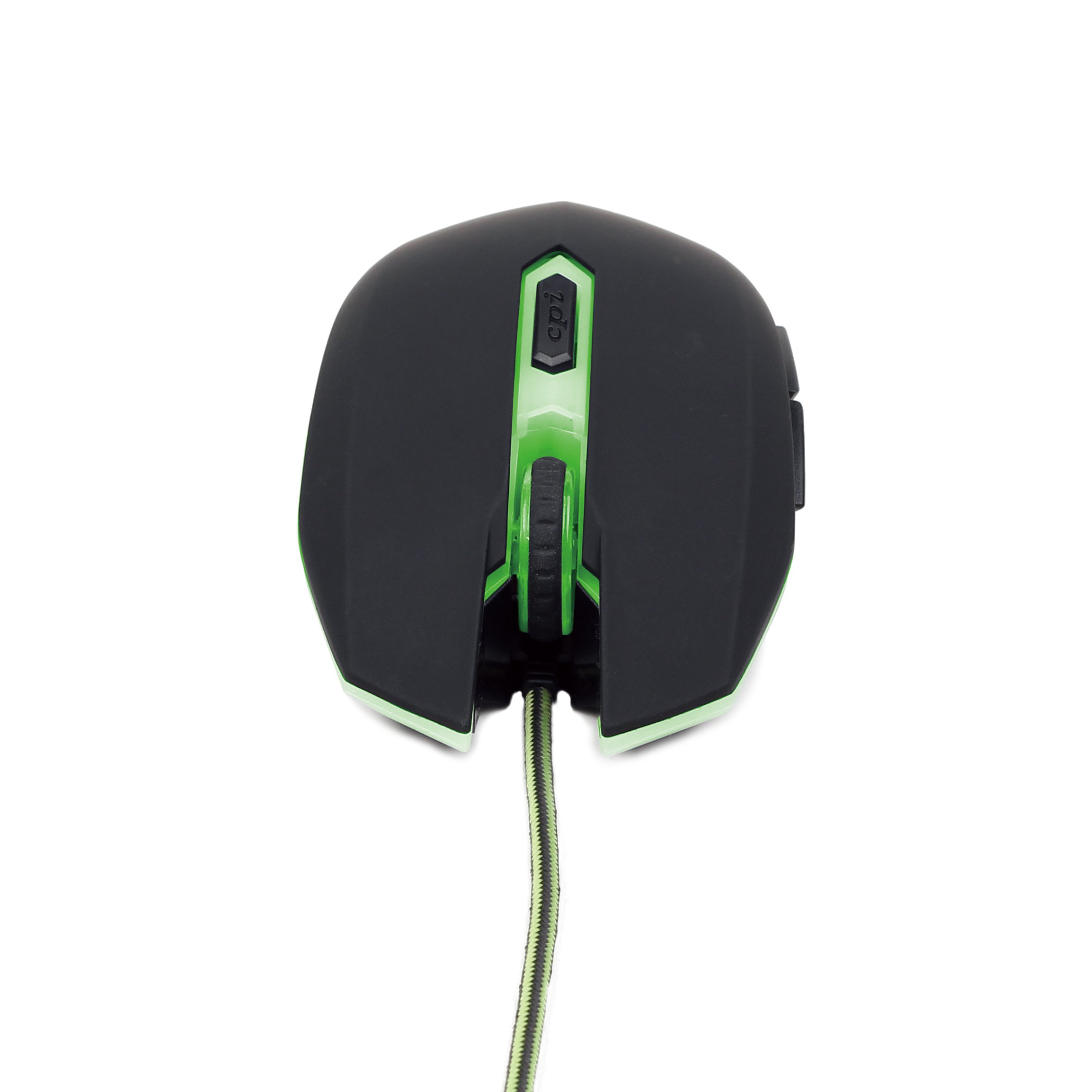Gembird MUSG-​001-​G - Ratón USB 2400DPI ambidextro, Multicolor