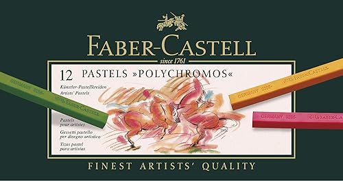 Faber Castell conjunto de 12Polychromos Artistas Pastel