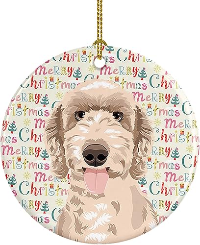 Miniatura 16 de Caroline's Treasures Adorno navideño de husky siberiano en blanco y negro #2 de cerámica para árbol de Navidad, decoración colgante para el hogar,