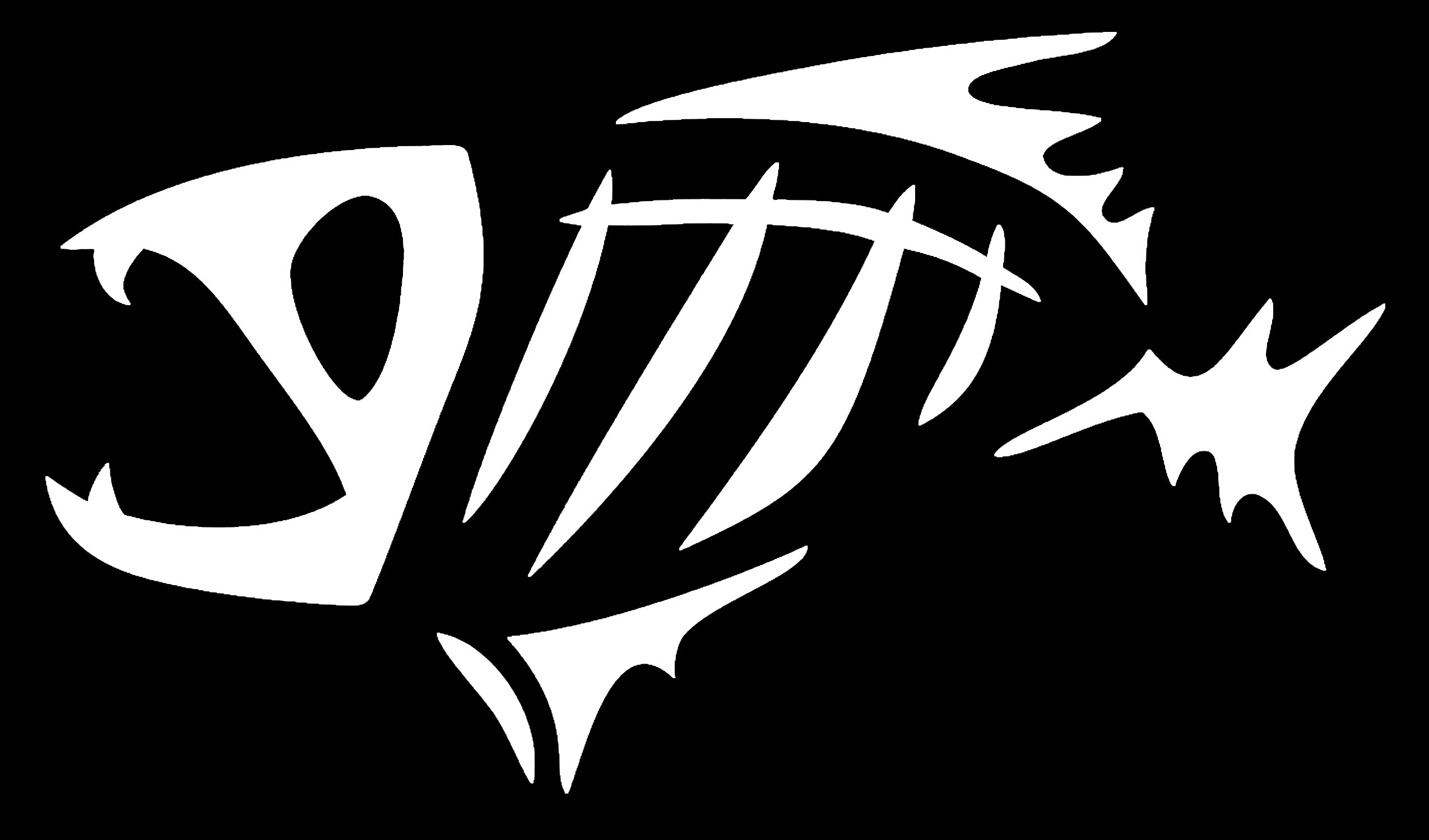 XGATML Bread8 Global's Die Cut G Loomis Fish Skeleton 10-inch Vinyl Decal for Cars, Trucks, laptops, Helmets, Tool Boxes, or Any Hard, Smooth Surface