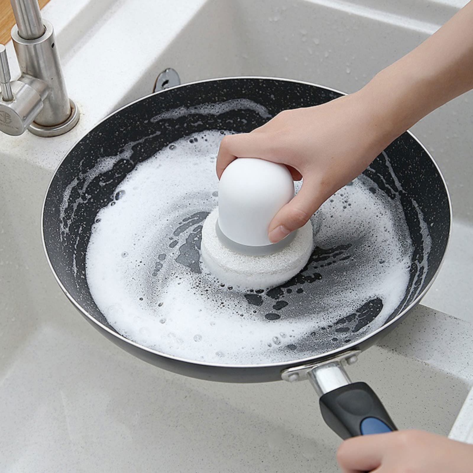 Cepillos de limpieza, cepillo de mano para lavar platos con asa, herramientas de limpieza de cocina para fregar y limpiar superficies eficientes