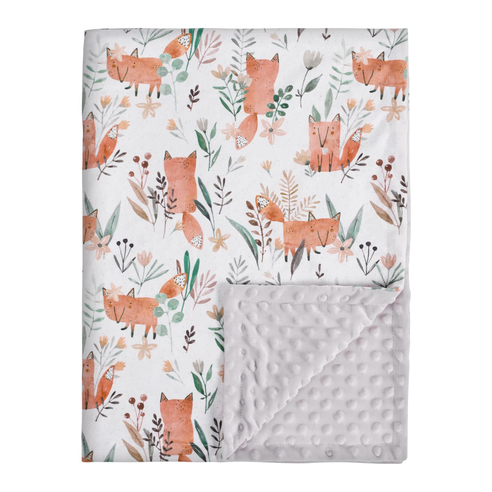 Soarwg Kids Babydecken 75 x 100 cm, Unisex, Neugeborene, dick, superweiche Fuchs-Schlafdecken für Kleinkinder, Kinder, Babys, Mädchen, Jungen, Kinderzimmer, Bettdecke, Geschenke