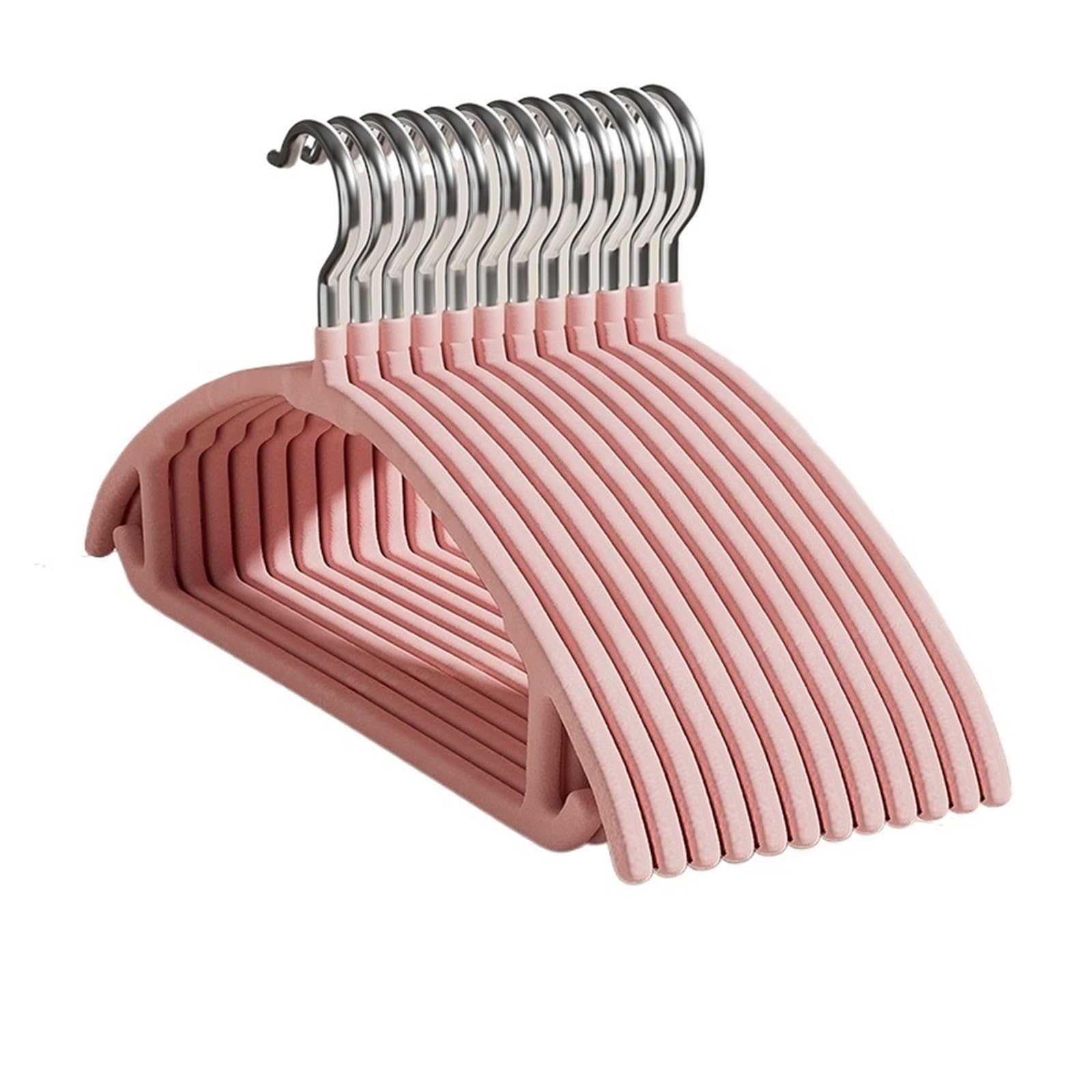 Velvet Hangers 10 Pack Non-Slip Velvet Adult Clothing Hangers Clothes Hanger with Swivel Hook Wardrobe Organisers(Type 2-10PCS)