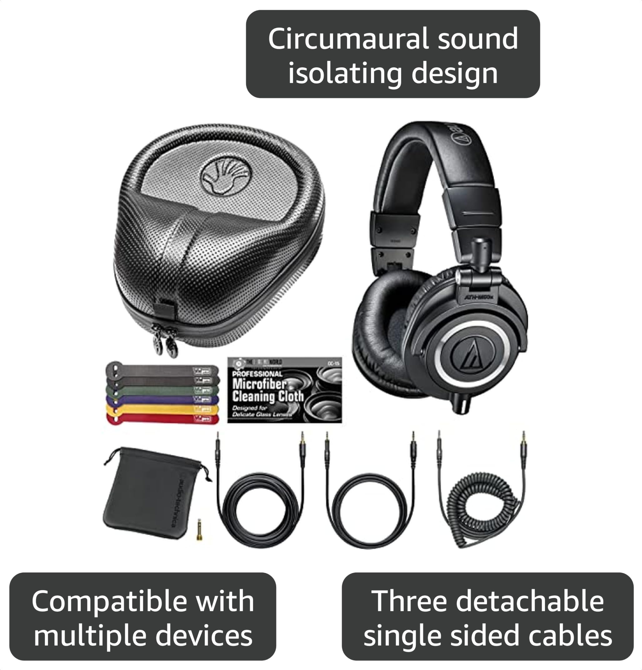 Amazon.com: Audio-Technica ATH-M50x Professional Monitor