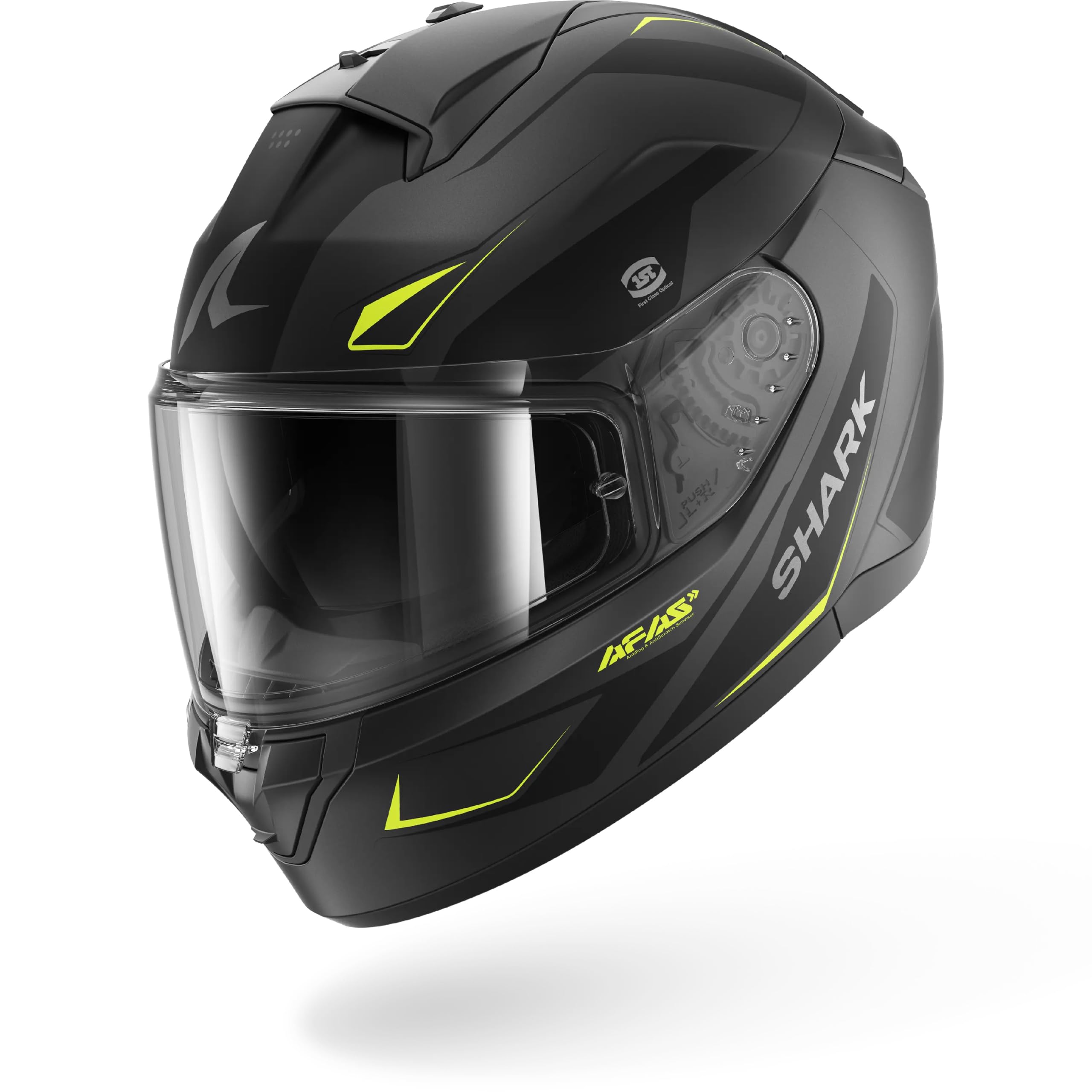 Shark, Casco Moto Integral RIDILL 2 MEKARIUM Anthracite Yellow AAY, S