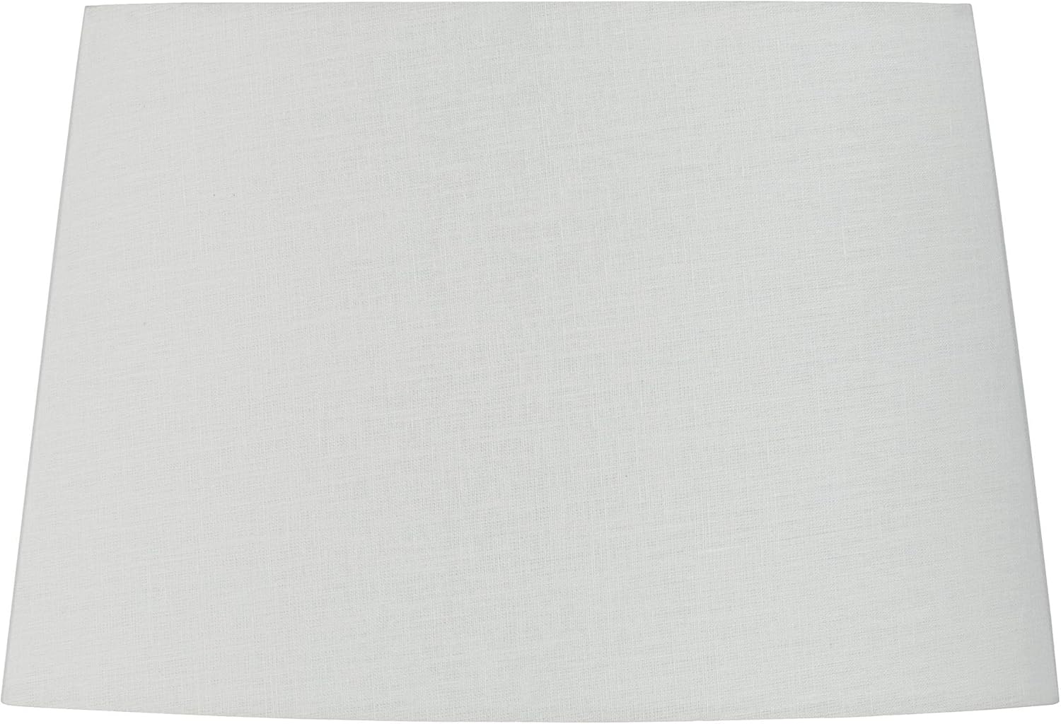 Set of 2 Hardback Oval Lamp Shade (Pre-Assembled)s White Large 12.5" Wide x 10" Deep at Top and 15" Wide x11" Deep at Bottom and 10" High Spider with Replacement Harp and Finial Fitting - Springcrest