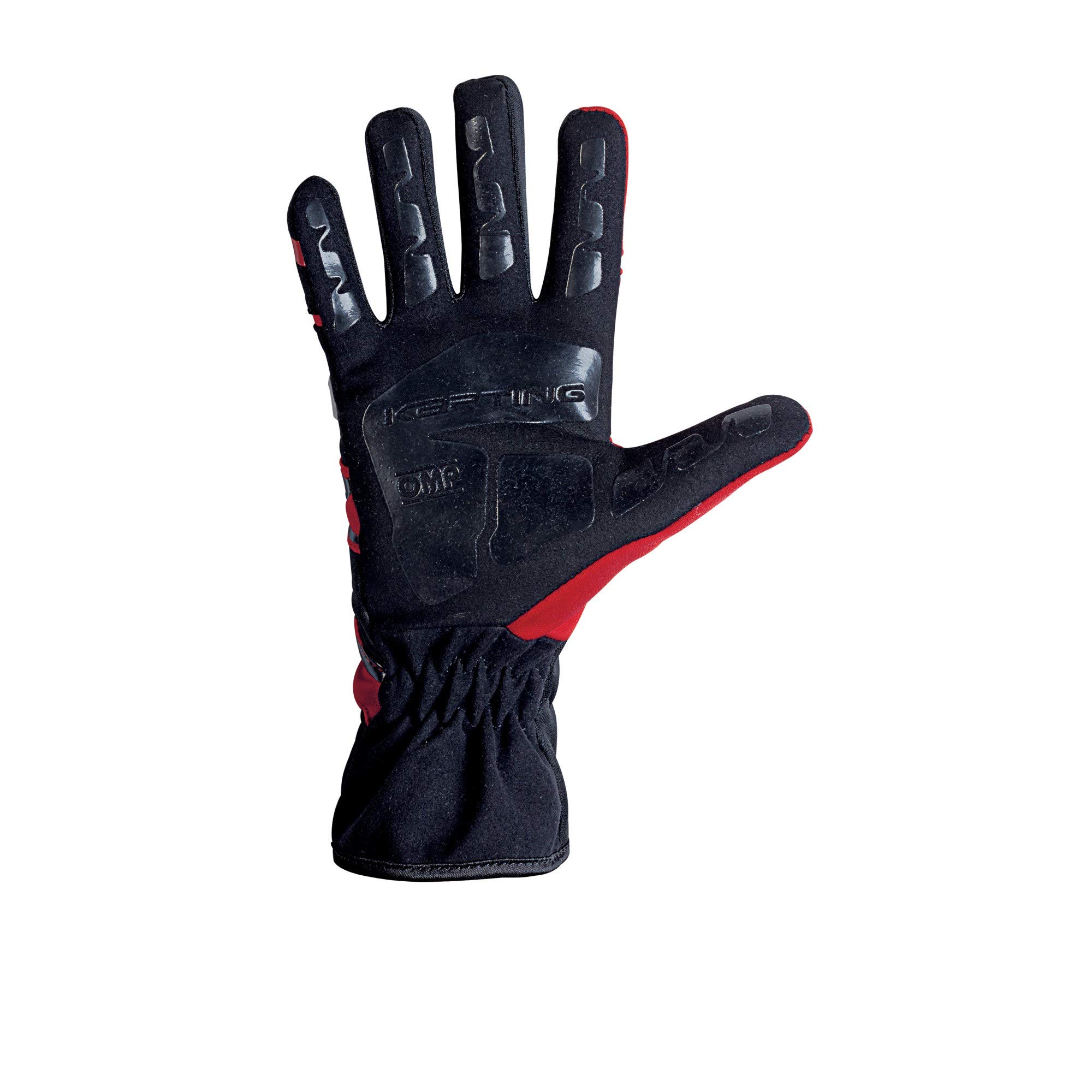 OMP - KS-3 Gloves Black/Red - Size 5 (For Children) (KB0-2743-B01-060-005)