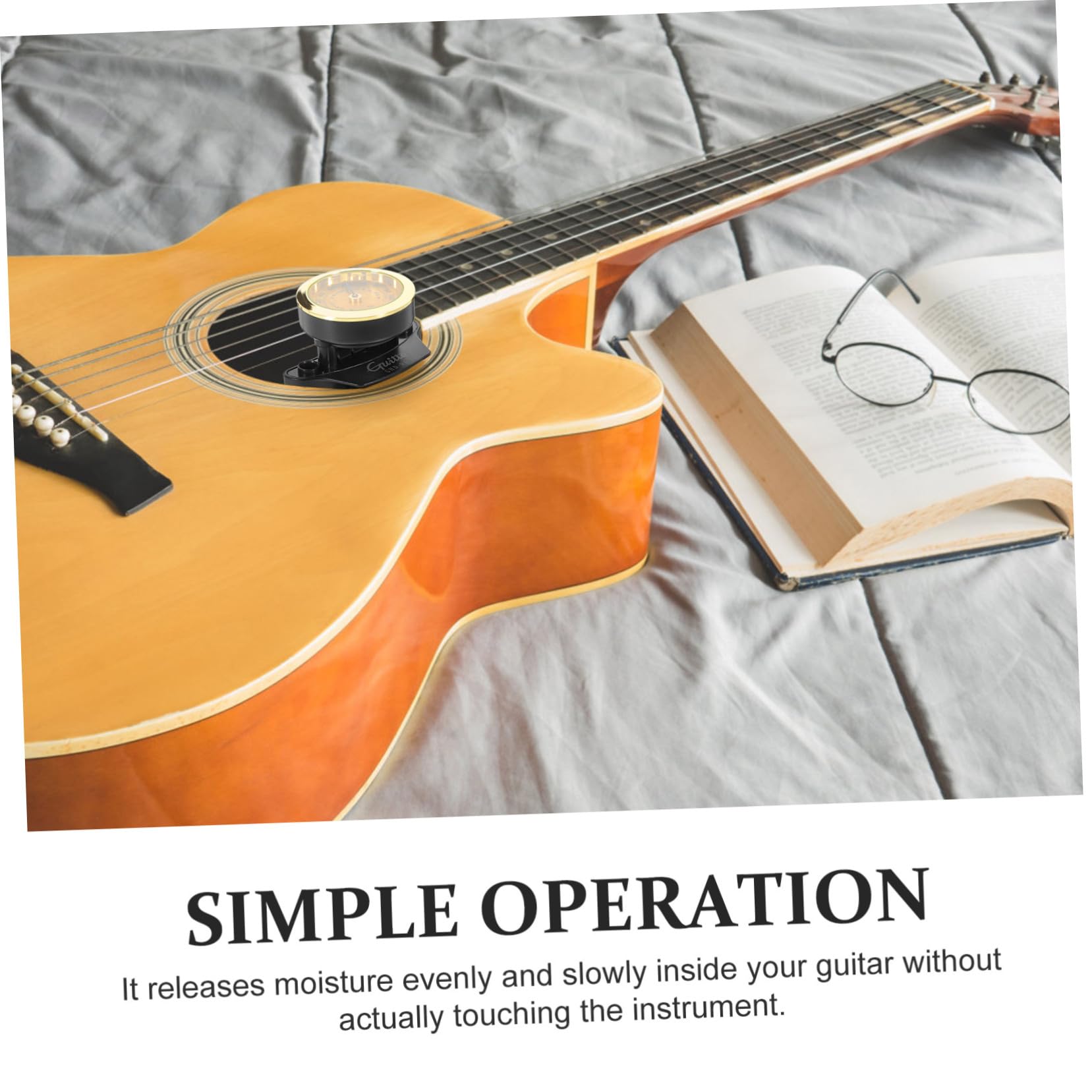 3 Pezzi Di Controllo Automatico Dell'umidità Copertura Del Foro Del Suono Della Chitarra Umidificatore Materiali Sicuri
