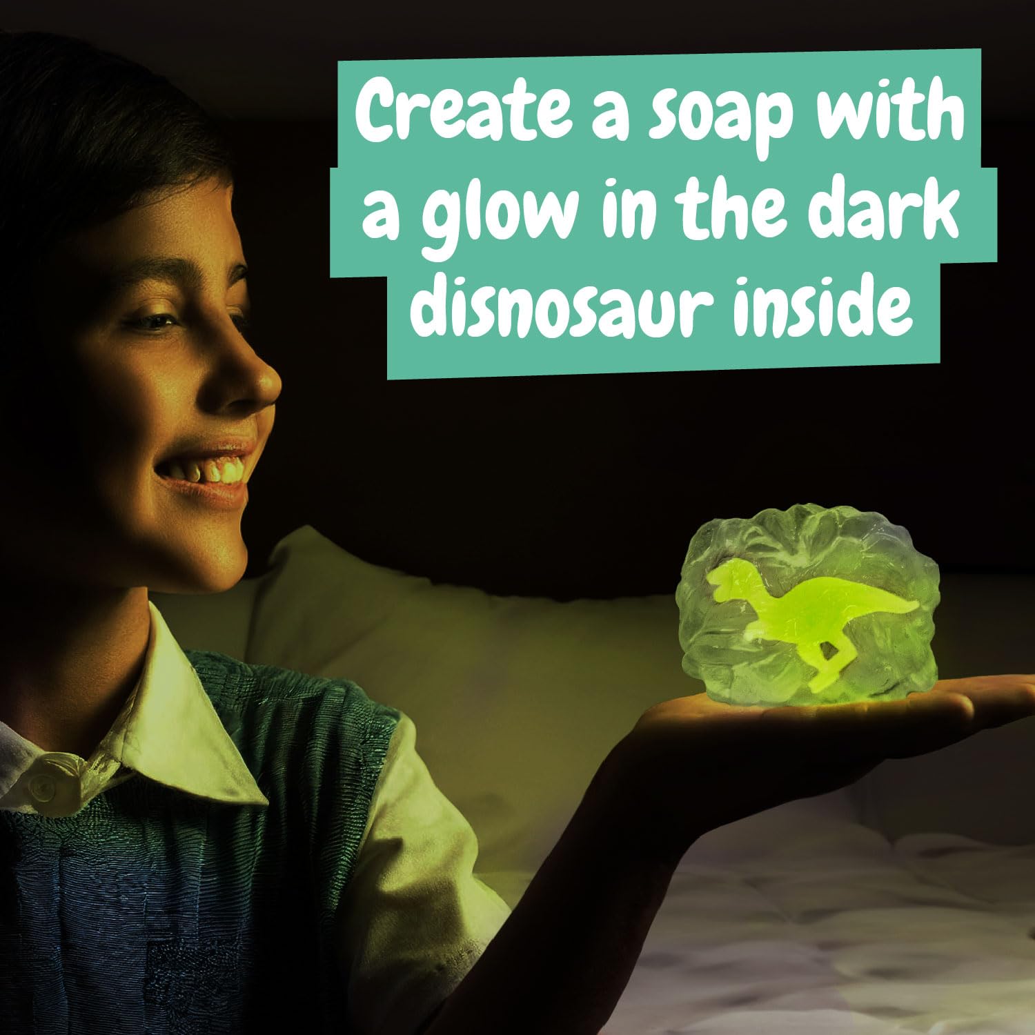 Science4you Dinosaur Lab Soap Making Kit for Kids Age 8+ Make Your Own Soaps with Dino Toys Inside - Image 4