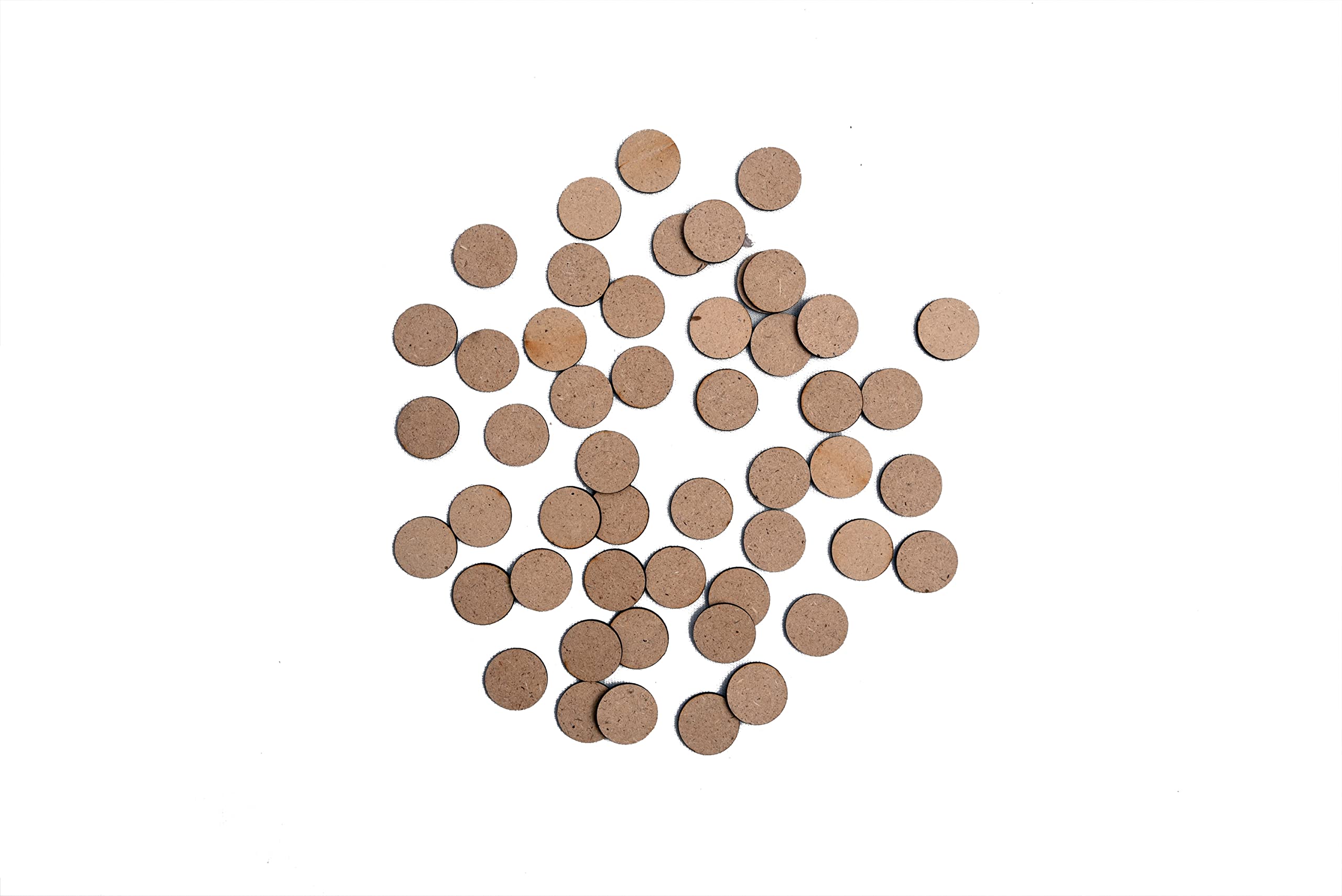 VINAYAK GALLERY MDF Unfinished Board Sheets for Tenjore Art Fabric Jewellery Making DIY Home Decor Multipurpose Painting Decoupage Art and Crafts (100 pcs - Round Shape) Size 1 inch-image-27