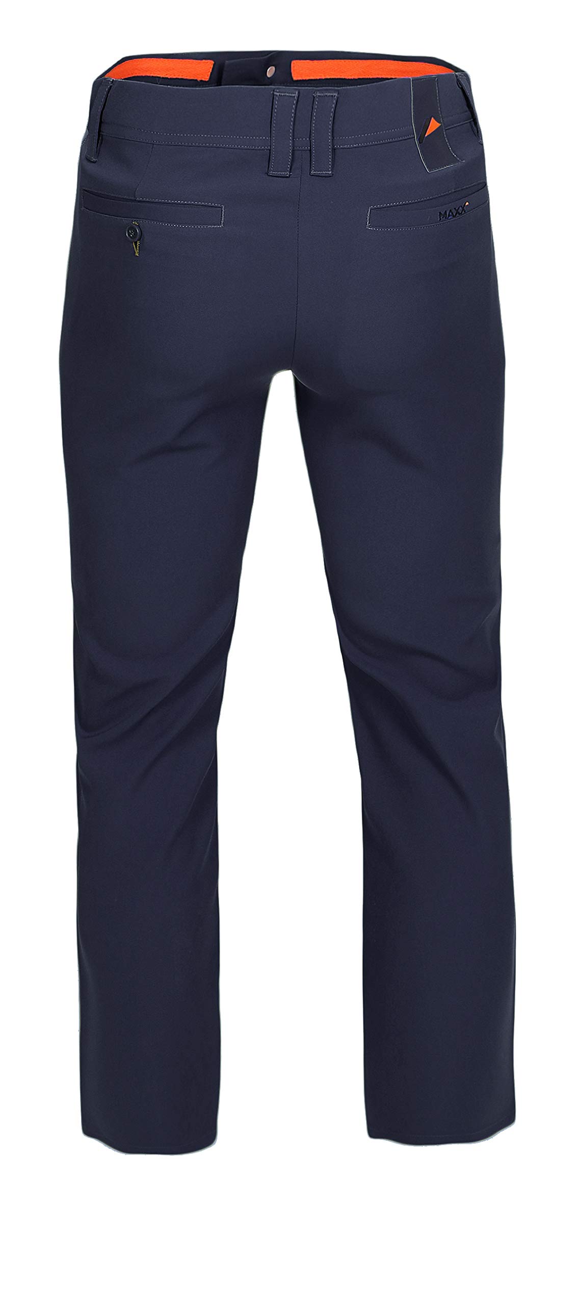 MAXX - Pantaloni da golf da ragazzo con cintura regolabile, Blu marino, 164