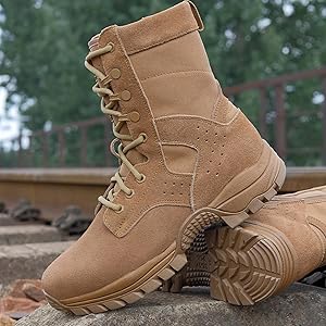 Amazon | [LECMT] サバゲーブーツ メンズ タクティカル サイドジッパー