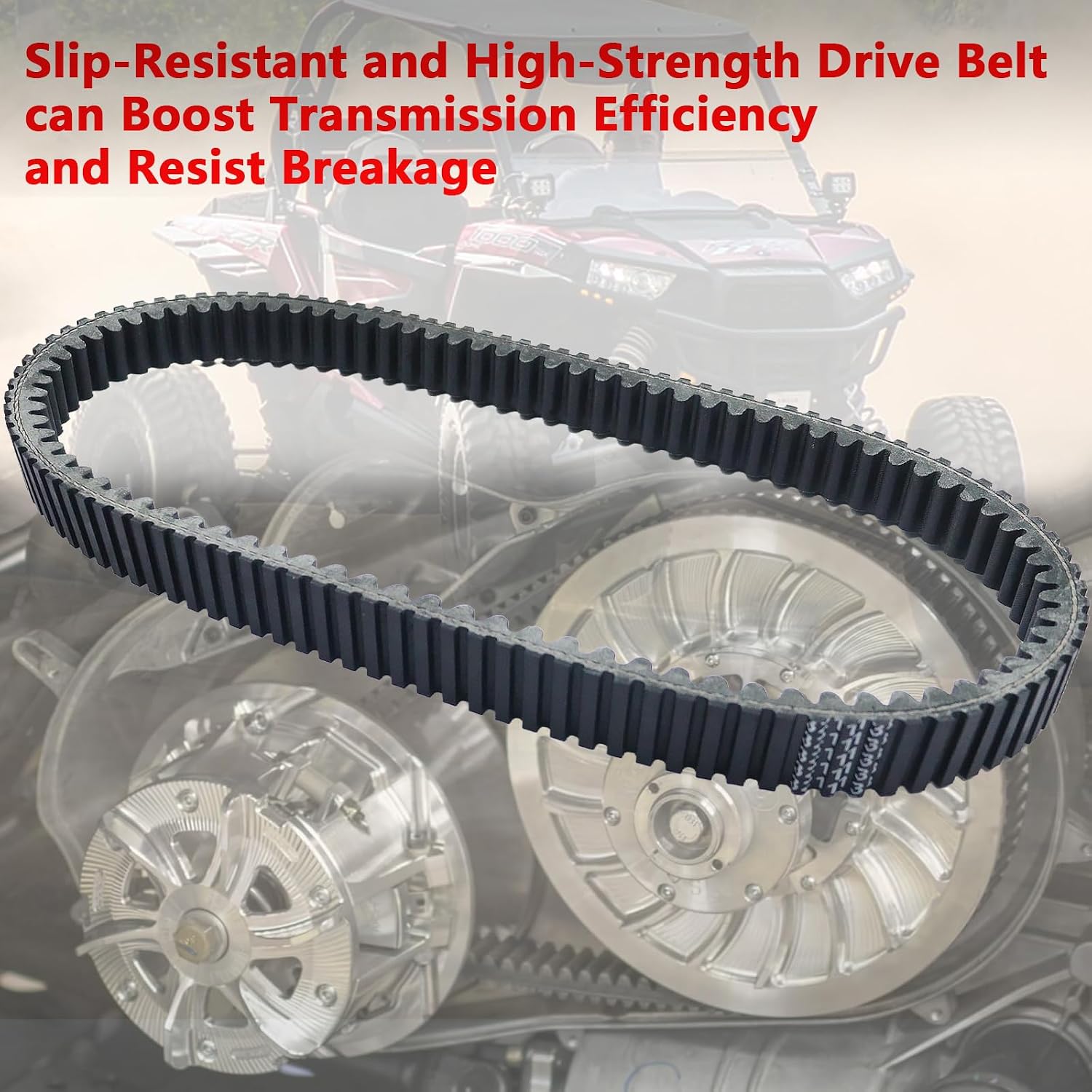 Drive Belt Heavy Duty 3211162 for Polaris Sportsman 500 570 800, Ranger 500 800, RZR 800, CVT Drive Belt for Polaris ATV UTV 3211133 24G4022