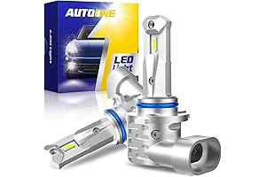AUTOONE 9006 LED Fog Bulbs - Brighter Low Beams for Fog Light & DRL