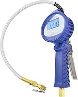 Astro Pneumatic 3018 3.5" Digital Tire Inflator Gauge with 21" Braided Hose - Accurate 0.1 PSI TPMS Compatible