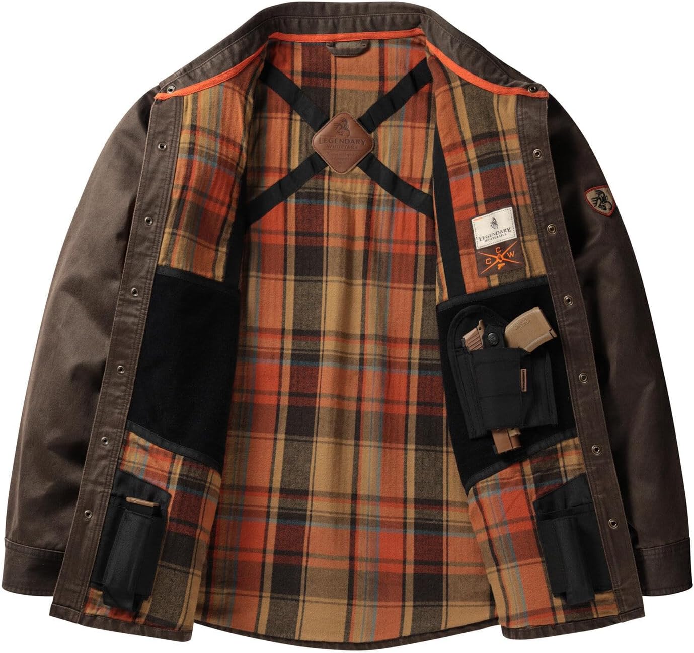 Legendary Whitetails mens Conceal and Carry Journeyman Shirt Jacket - Image 4