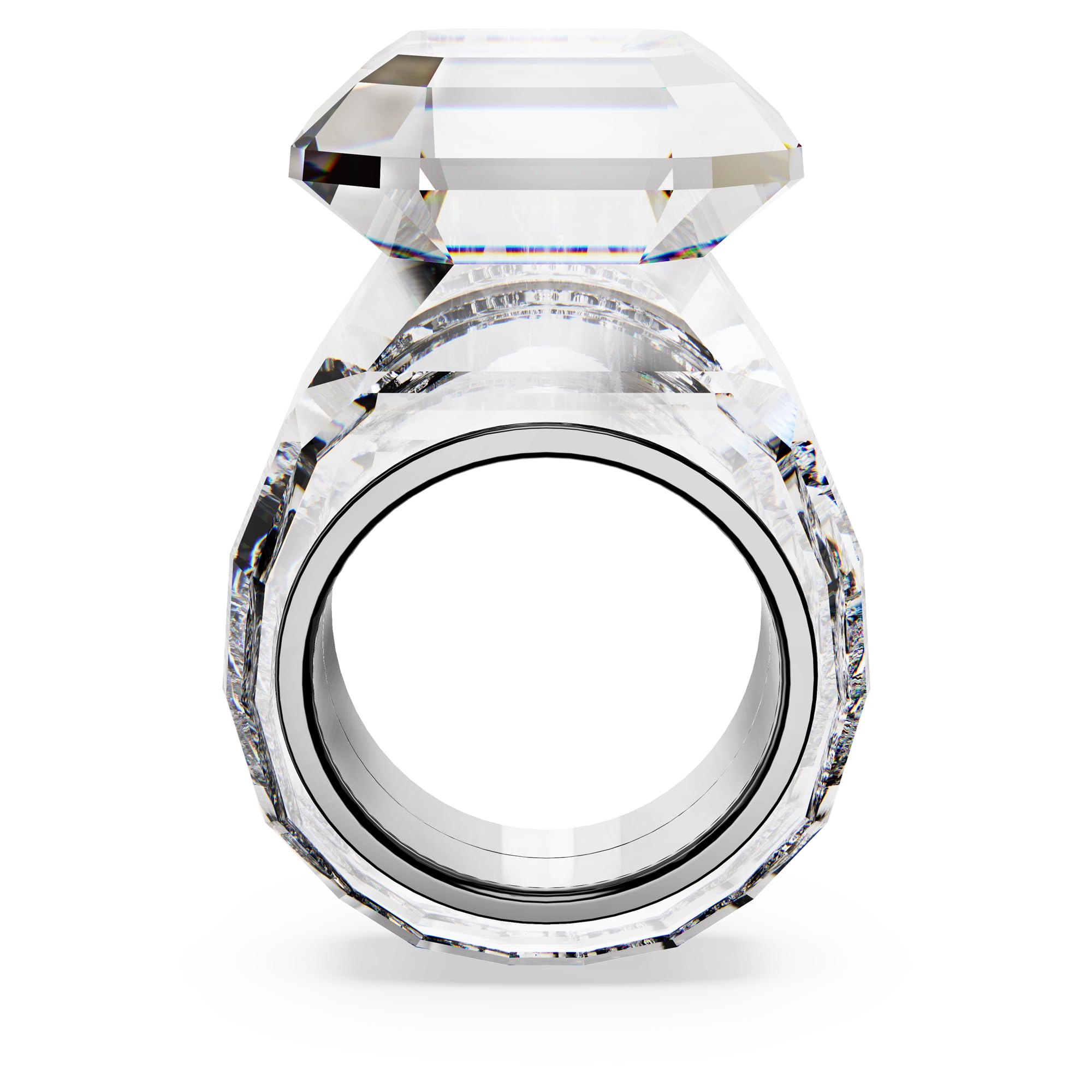 Swarovski Lucent Kollektion Cocktailring, Oktagonschliff