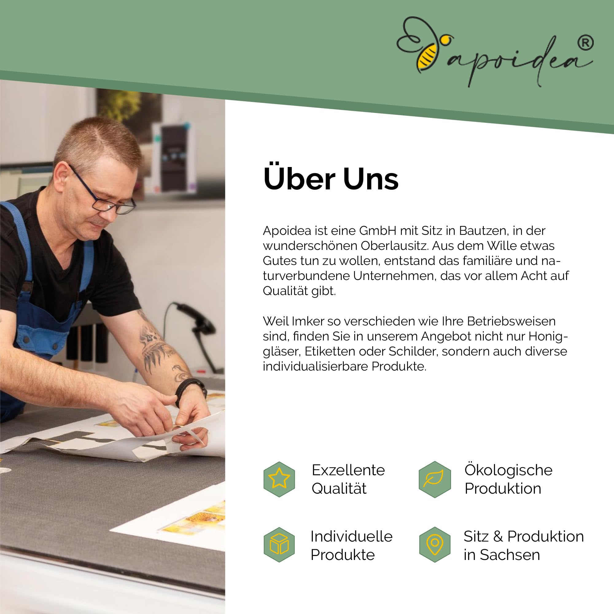 Apoidea – Honig Etiketten 500g mit Weihnachtsmotiv & Gewährverschluss selbstklebend & personalisierbar - 300 Stück/Etiketten Honiggläser/Honig Aufkleber für selbstgemachten Honig/Honigetiketten
