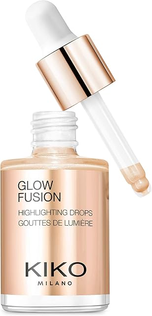 Kiko Milano Glow Fusion Rozświetlacz do Twarzy, 03 Gold Mine, 10 ml