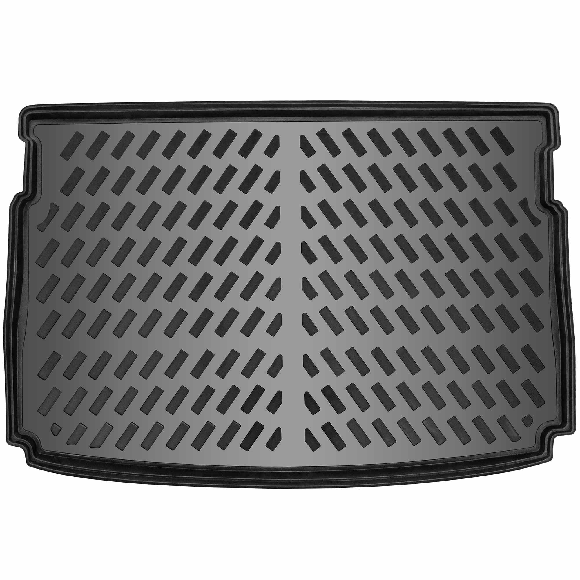 ELMASLINE 3D Kofferraumwanne für VW Golf 8 Schrägheck (2020-2025) | Antirutsch mit hohen Rand | 3D Kofferraummatte - Zubehör