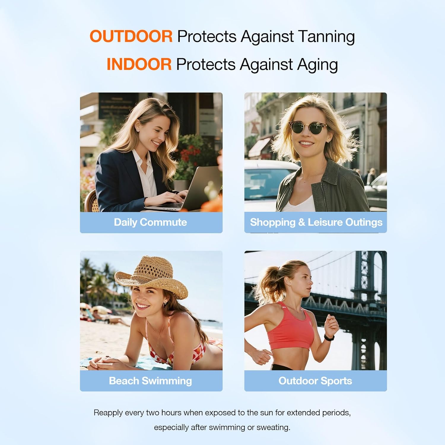 NEUTRIHERBS Upgraded SPF50 Clear Gel Sunscreen with Vitamin C, Lightweight Daily Sun Protector Block UVA/UVB, No White Cast PA+++ Broad-Spectrum - Travel Size 1.7 Oz - Image 8