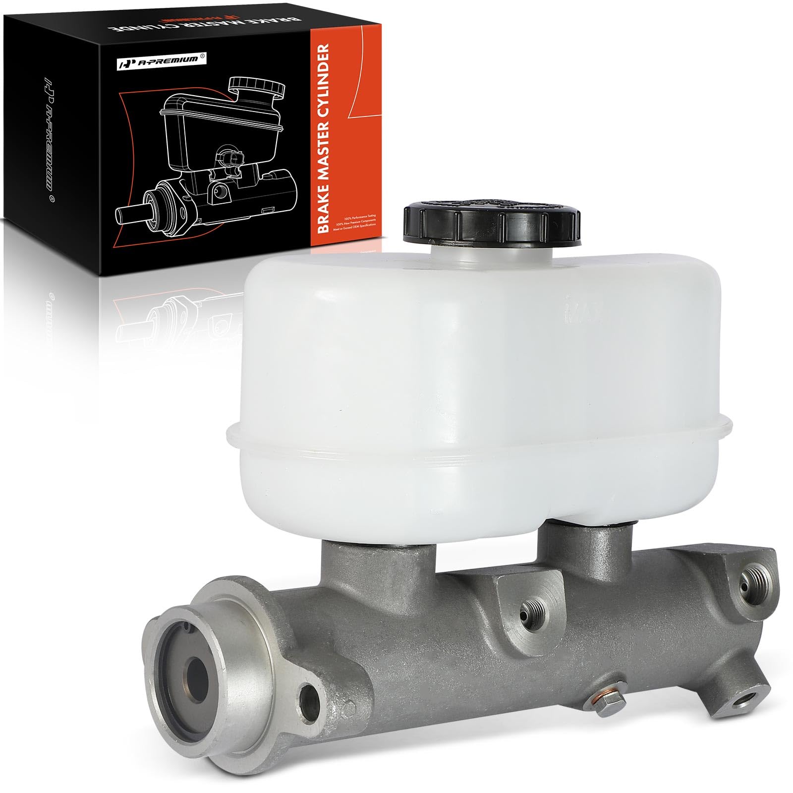 Photo 1 of A-Premium Brake Master Cylinder with Reservoir and Cap Compatible with Ford Vehicles - Excursion 2000-2005, F-250/F-350/F-450/F-550 Super Duty 1999-2004, F53 1999-2000/2014 - Replace OE# F81Z2140EA