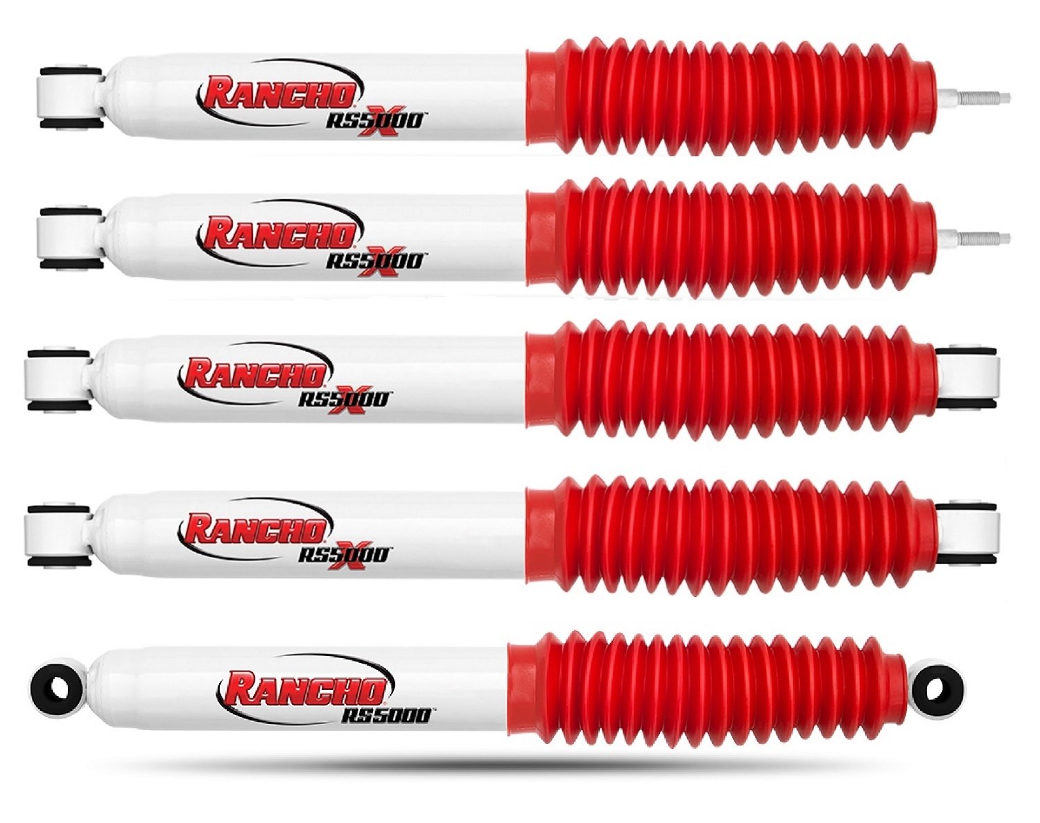Amazon.com: Rancho RS55221 RS55274 RS5404 Pair of Front and Rear