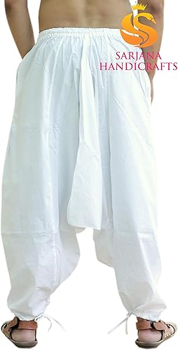 Vista 4 de SARJANA HANDICRAFTS Pantalones bohemios de algodón para hombre