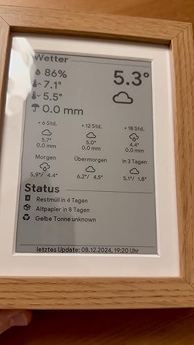 Waveshare 5,83 inch E-Paper E-Ink Display HAT voor Raspberry Pi, 648×480, Zwart / Wit, SPI