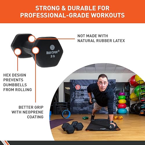Miniatura 8 de Body Sport Mancuerna deportiva de neopreno