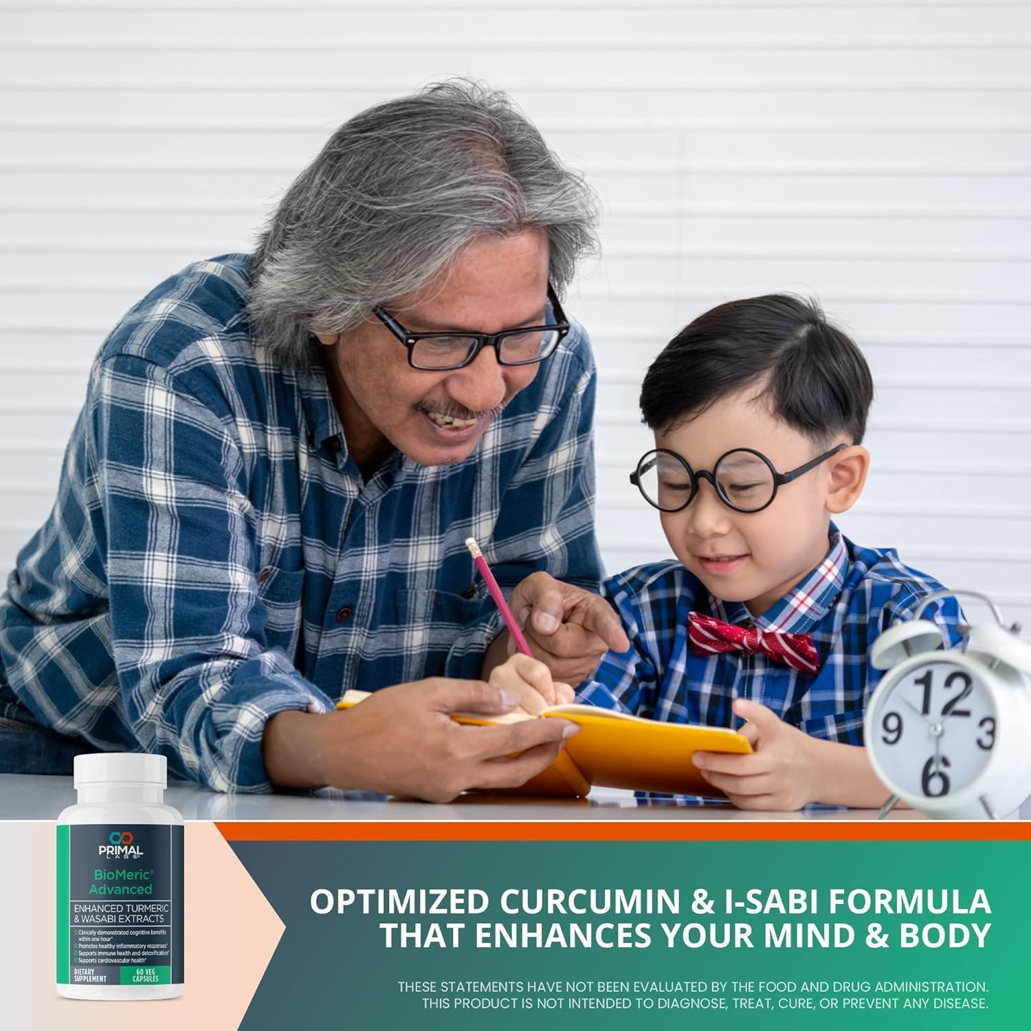 BioMeric Advanced - with Turmeric Curcumin and Wasabi Extracts - 60 Capsules