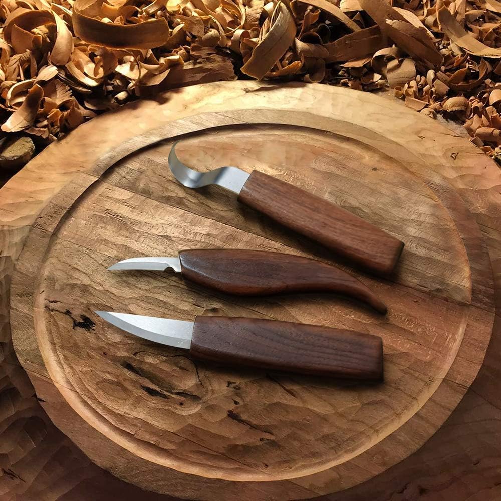 Wood Carving Tools Set, 6 PCS Wood Carving Kit, Hook Carving Knife, Detail Wood Knife, Whittling Knife, Whittling kit for Beginners : Arts, Crafts & Sewing