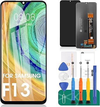 for Samsung F13 Screen Replacement for Samsung F13 LCD Repair for Samsung Galaxy F13 Screen Replacement LCD Touch Screen Digitizer Assembly Replacement Kits SM-E135F, SM-E135F/DS