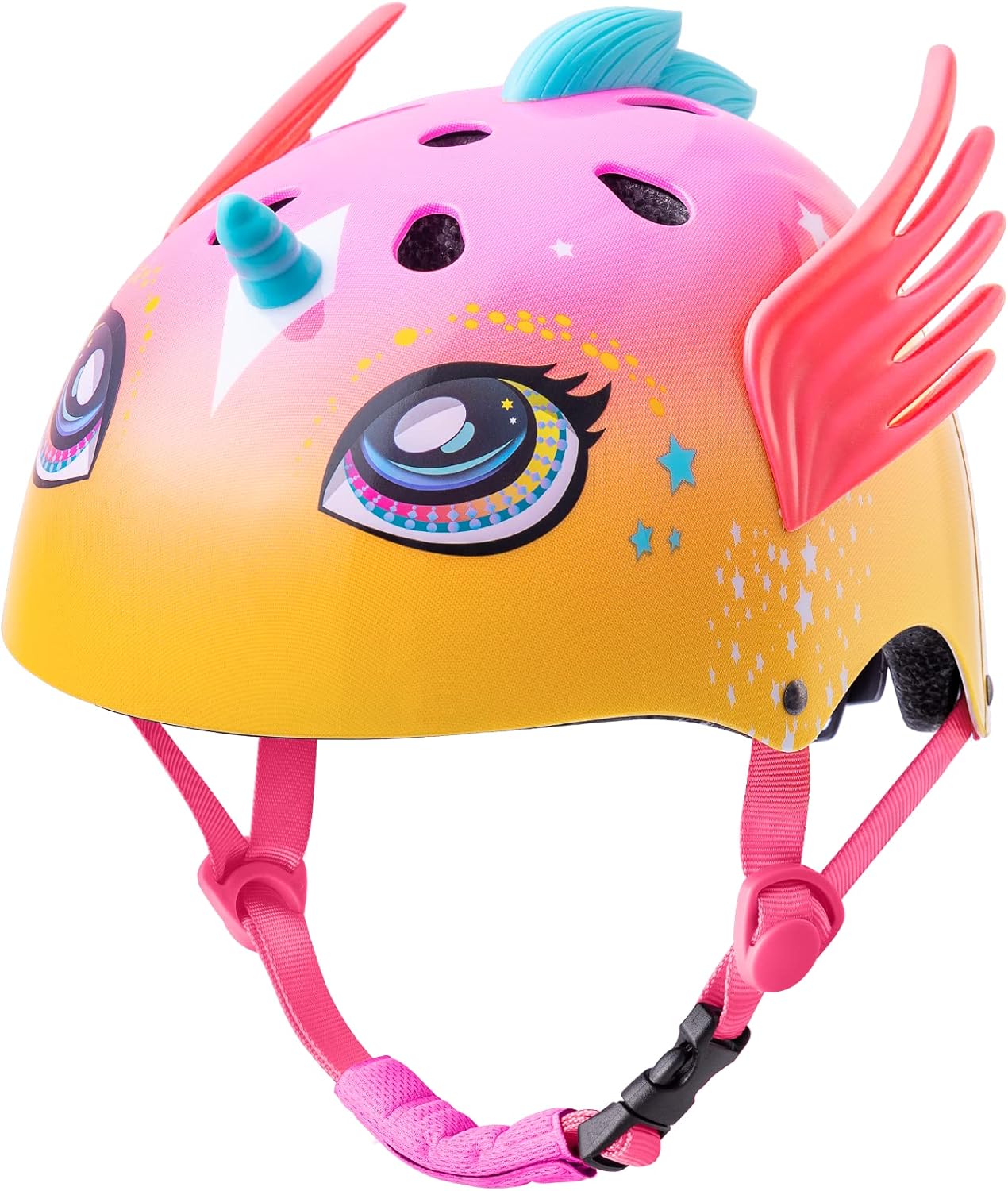 OutdoorMaster Toddler Kids Bike Helmet Unicorn Bicycle Helmet for Girl Boy- Multi-Sport 2 Sizes Adjustable Safety Helmet for Children (Age 5-12), 9 Vents for Kids Skating Cycling Scooter : Sports & Outdoors