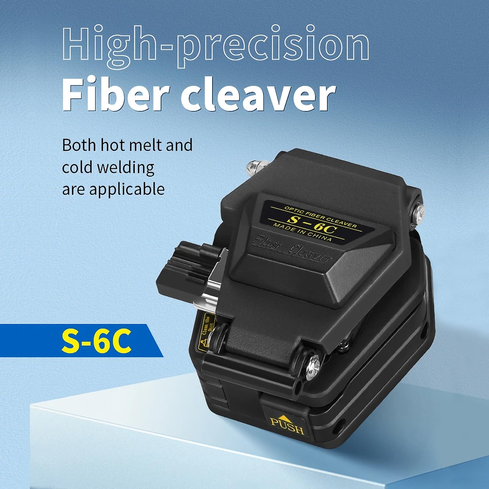 Fiber Cleaver, FTTH Cable Fiber Optic Cutting Knife, 0.8° Or So Cutting Angle, Cutting Length: 9-16mm - Image 2