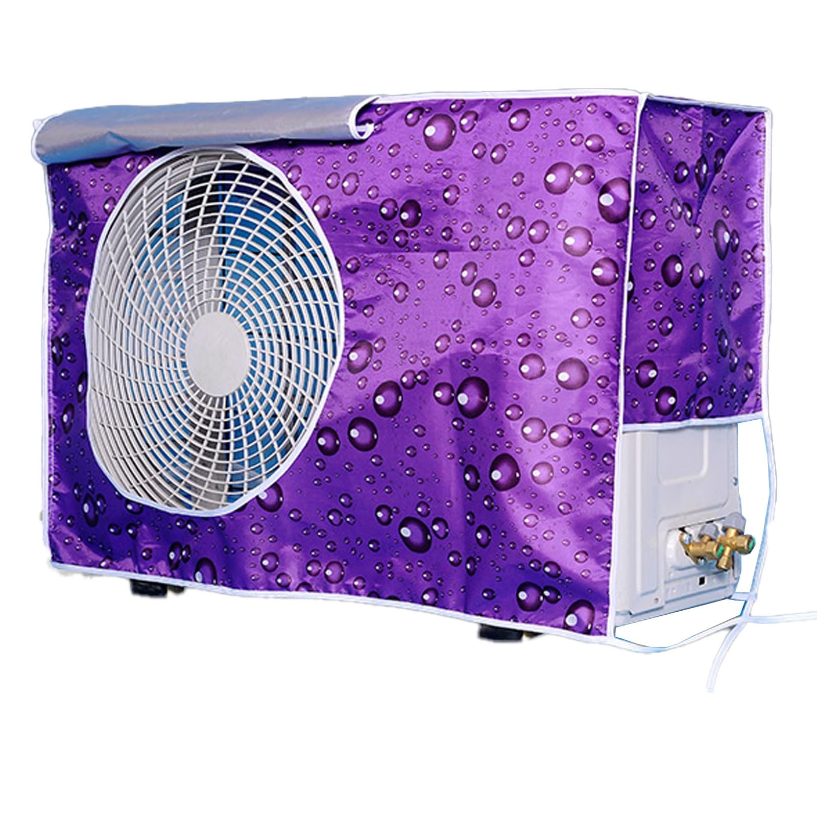 BTYQKZVPM Ultra Thin Flat Washers, Outdoor Air Conditioner Cover Sun Rain Flip Design(Purple,88x60x35cm)
