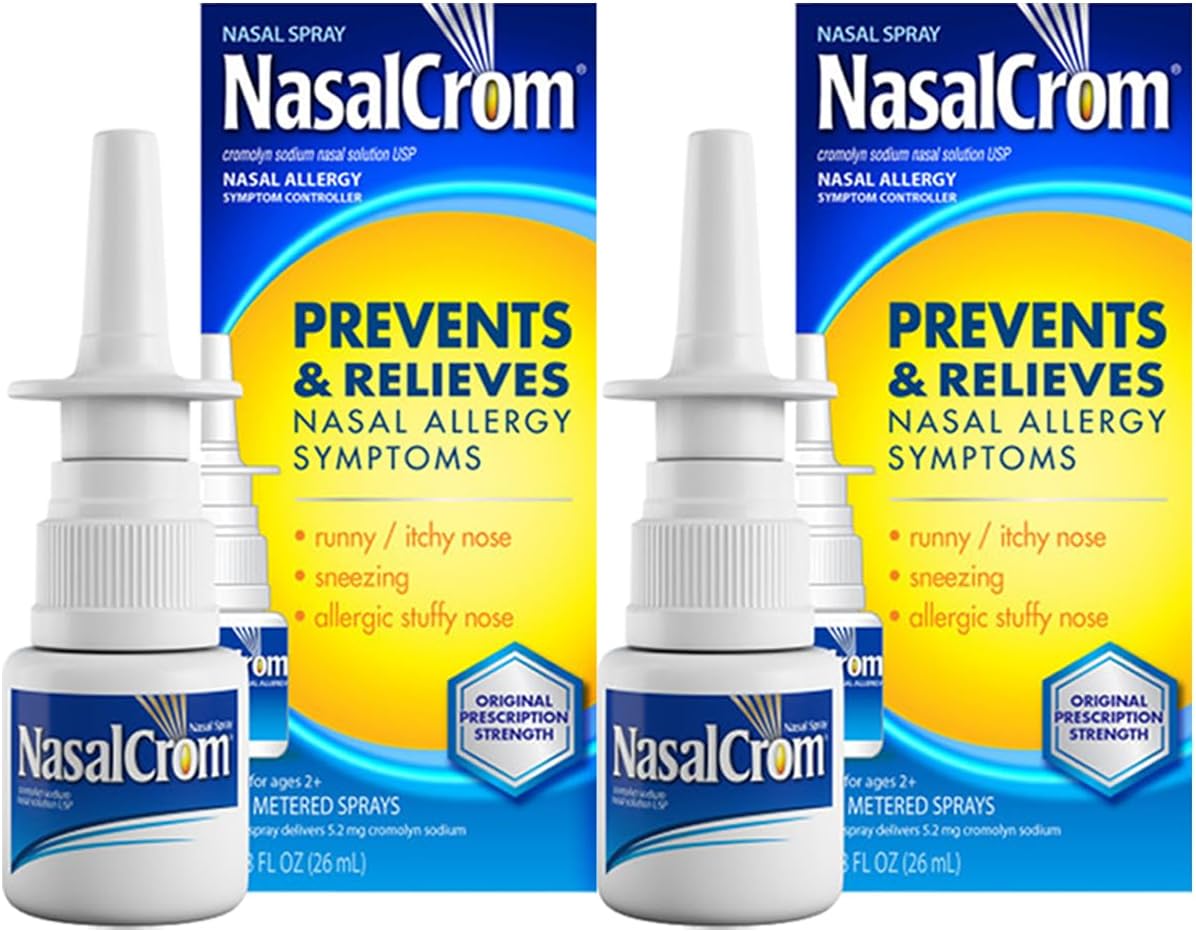Nasal Spray Allergy Symptom Controller | 200 Sprays | .88 FL OZ (2 Pack)