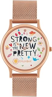 Round Dial Analog Watch for Women|Rose Garden Collection| Stainless Steel Strap|Gifts for Women/Girls/Ladies |Stylish Fashion Watch for Casual/Work