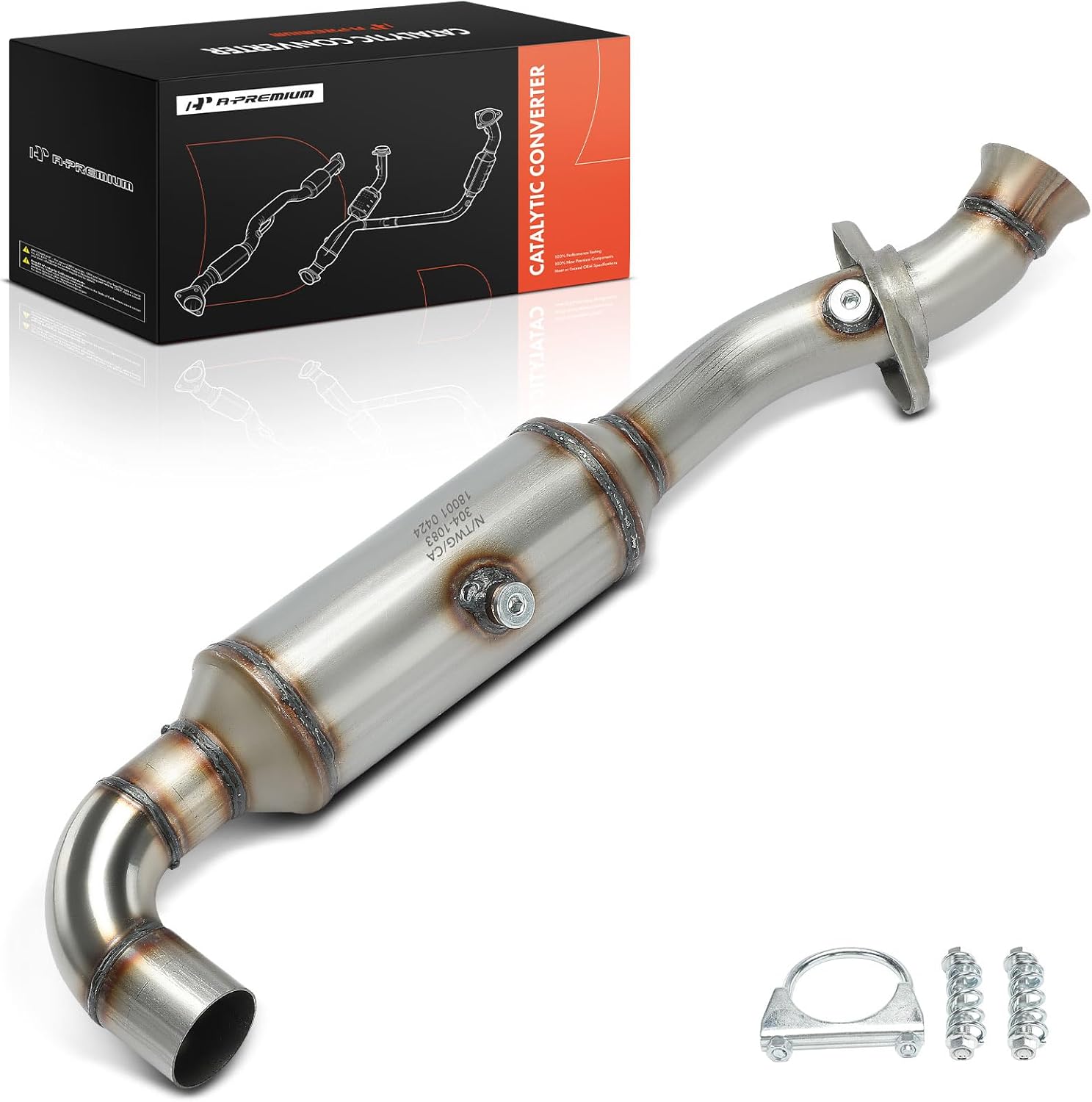 A-Premium Left Catalytic Converter Kit Direct-Fit Compatible with Ford F-150 F150 2015-2020, 3.3L 3.5L, E.P.A. Compliant