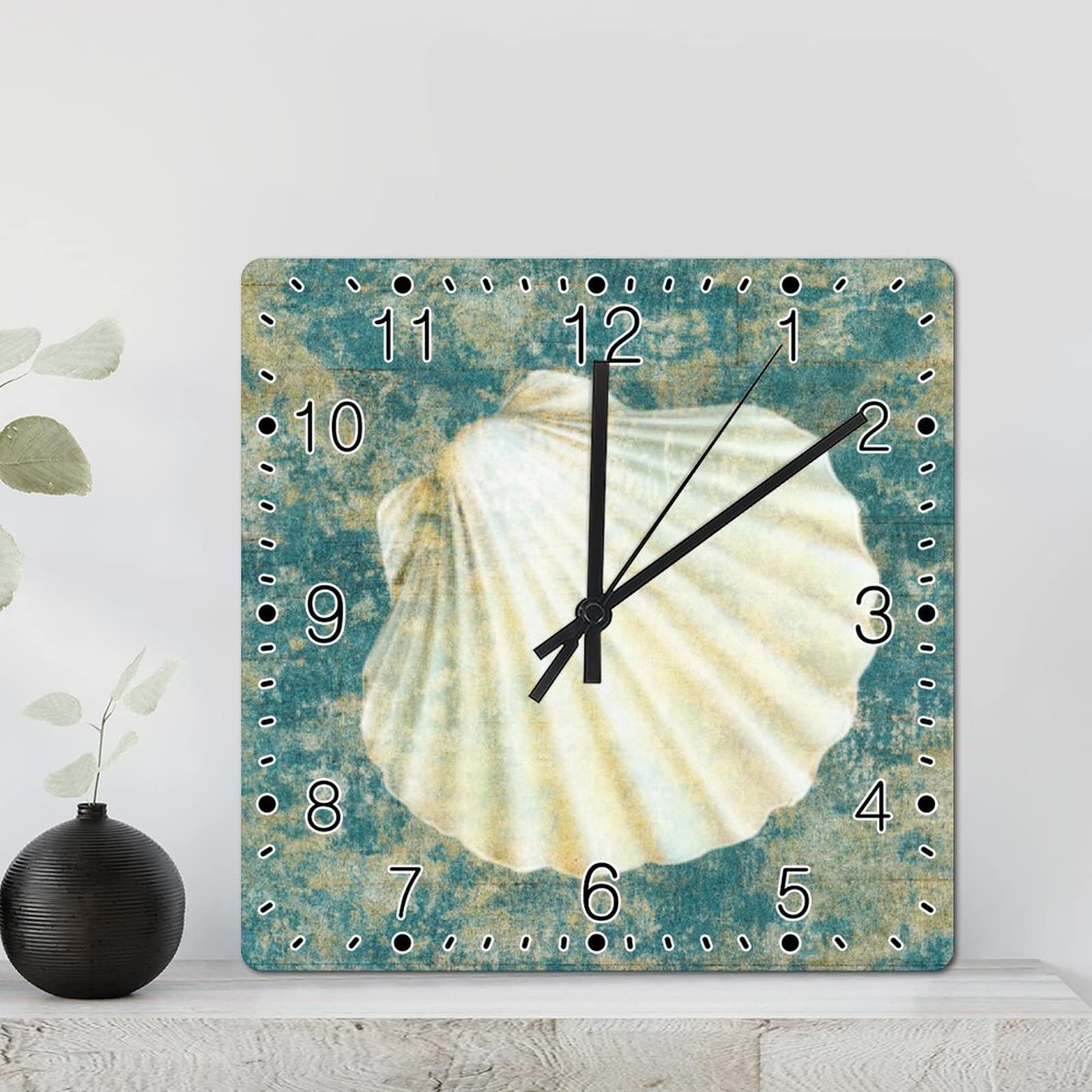 Horloge murale océan sans tic-tac pour retrouver le calme dans votre bureau