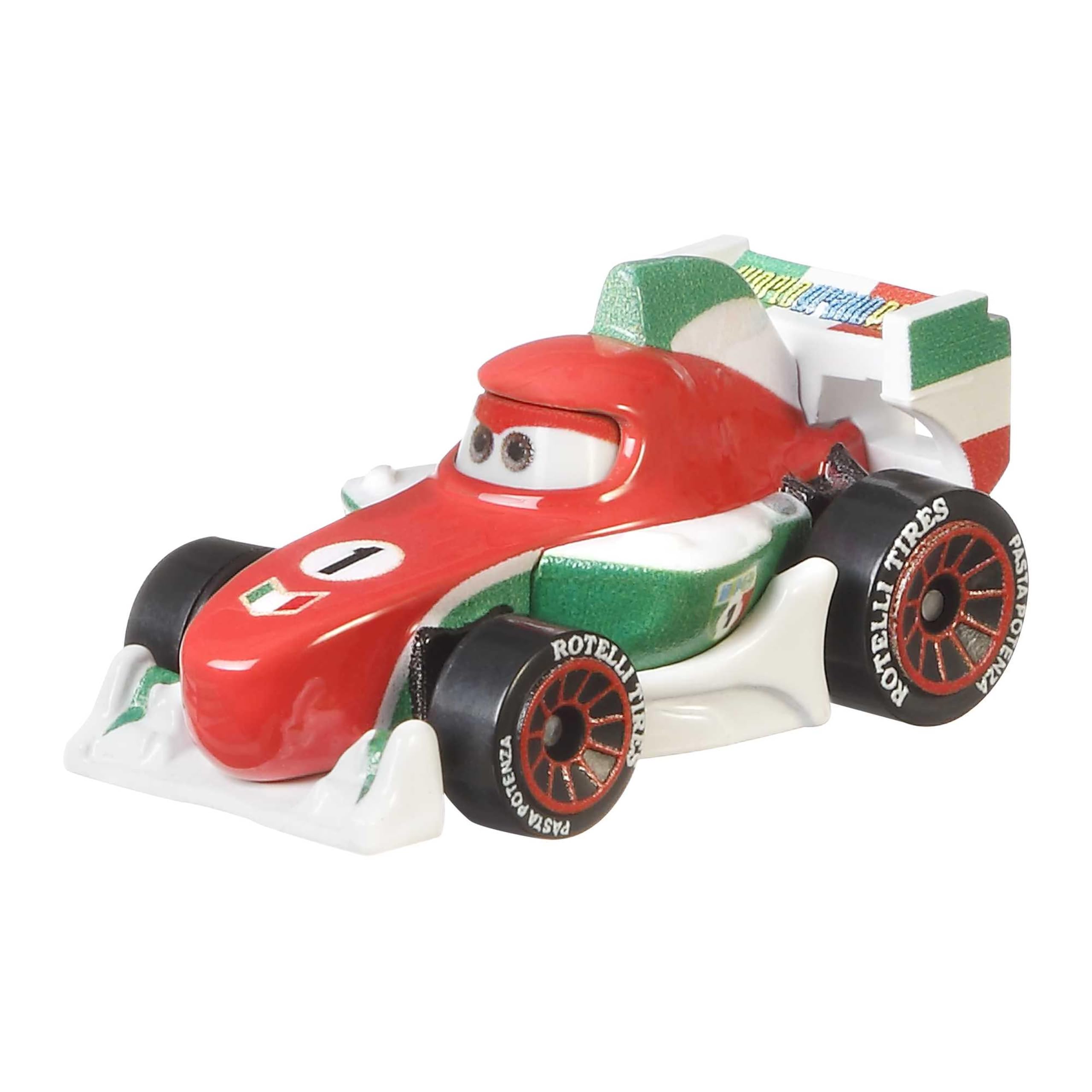 Disney Pixar Cars Asortyment filmowych metalowych minipojazdów do zabawy w domu i podróży, GKF65
